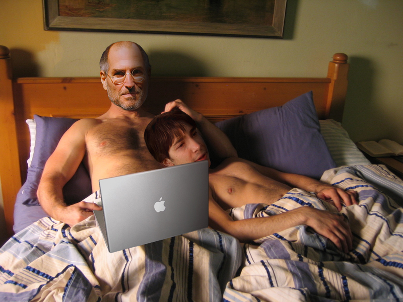 Illustration for article titled The Steve Jobs Photoshop Gallery of Good, Evil, and Awkwardness